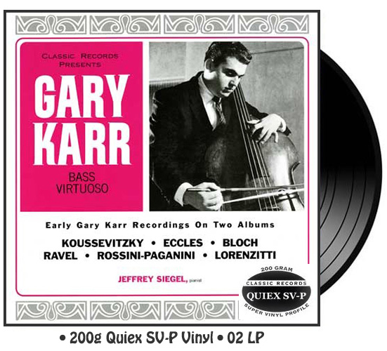 Gary Karr plays double bass