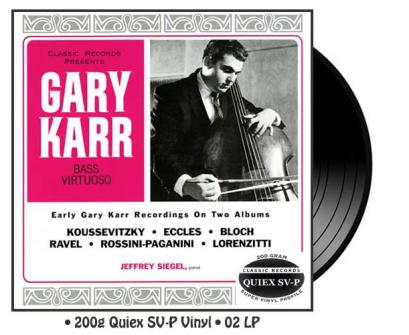 Gary Karr plays double bass